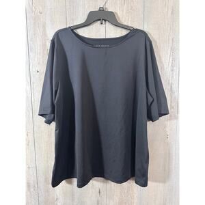 Susan Graver Black Blouse